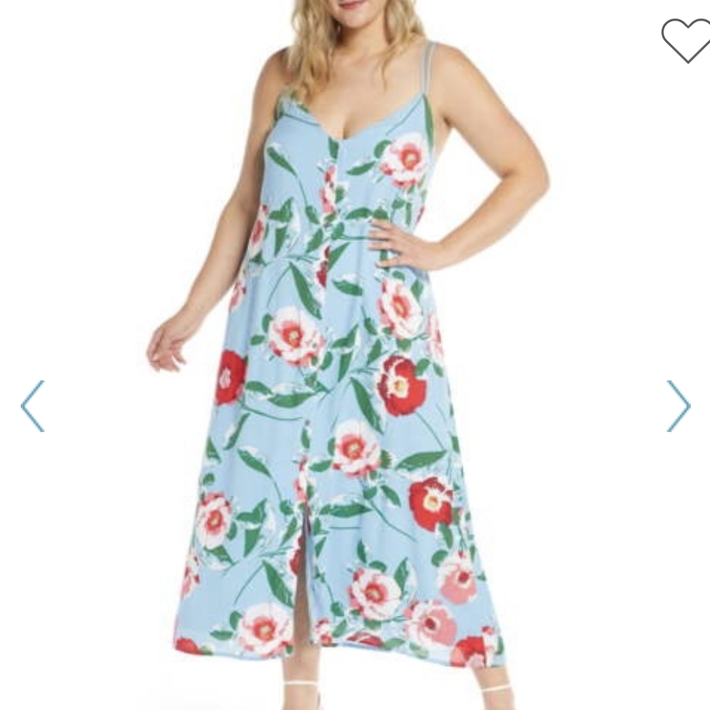 Gibson X Motherchic strappy midi sundress NWT - Picture 2 of 8
